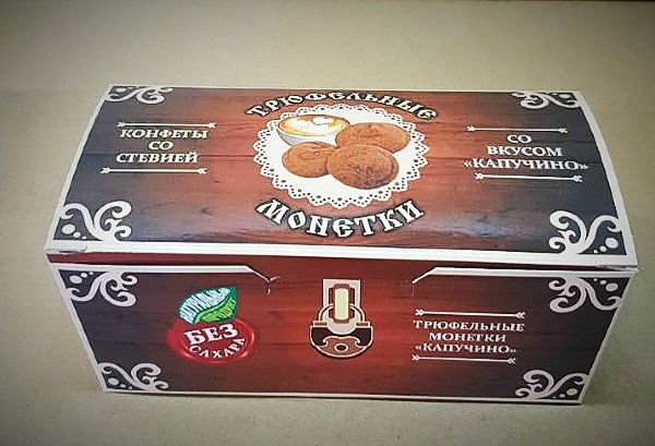 №2 Трюфельные монетки вкус "Капучино" 170г в Салавате