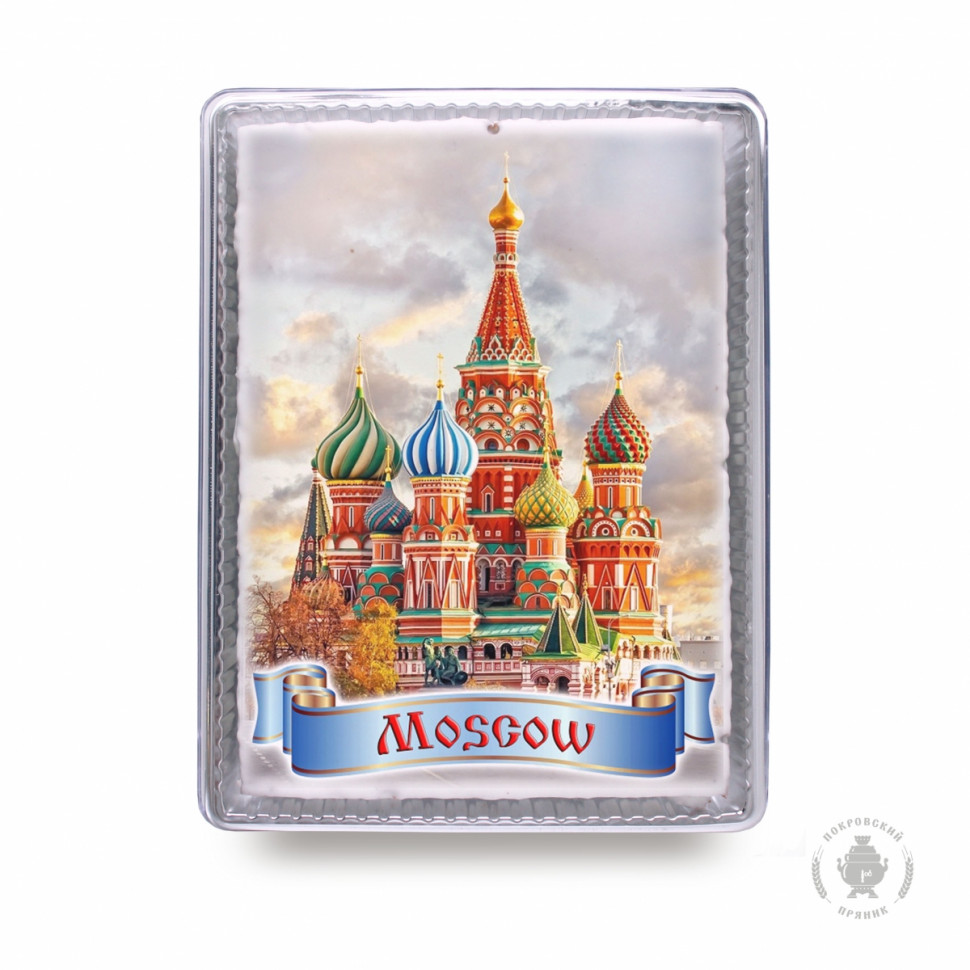  Пряник 600г MOSCOW с фотопечатью (в подарочной пластиковой упаковке)  в Салавате