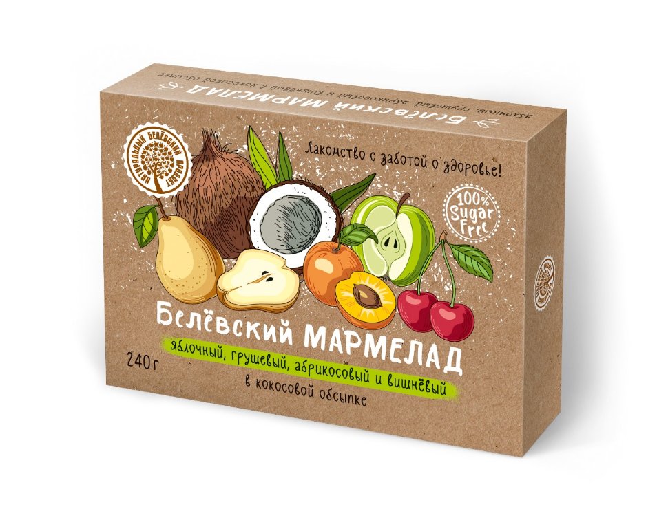  Мармелад белевский на фруктозе 240г  в Салавате