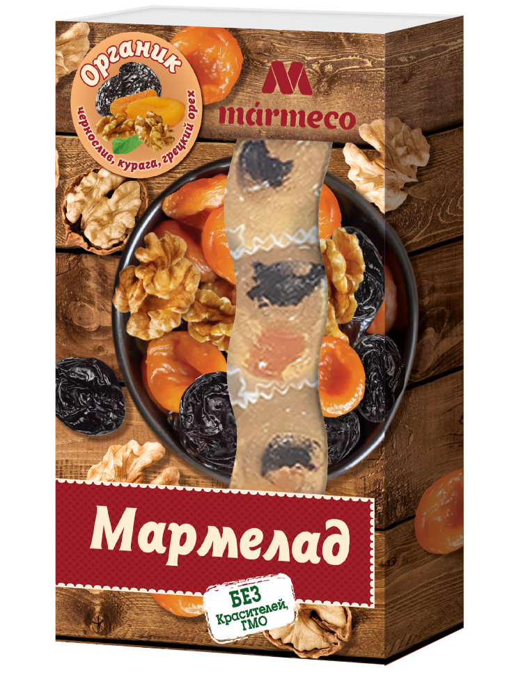 Мармелад "Органик"  Курага, Чернослив, грецкий орех, 180г  в Салавате